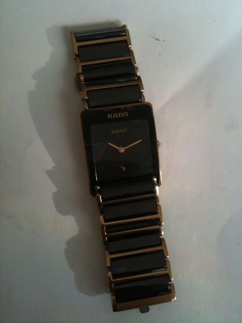 RADO Swiss Diastar Mens Large Ceramic Watch Serial 160 0282 3 - WORKING ORDER BARGAIN