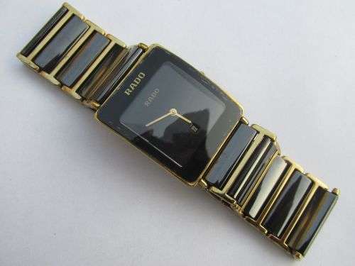 RADO Swiss Diastar Mens Large Ceramic Watch Serial 160 0282 3 - WORKING ORDER BARGAIN