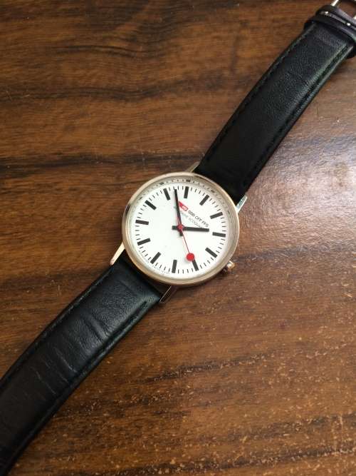 Vintage MONDAINE Swiss Railway Wristwatch - Bargain
