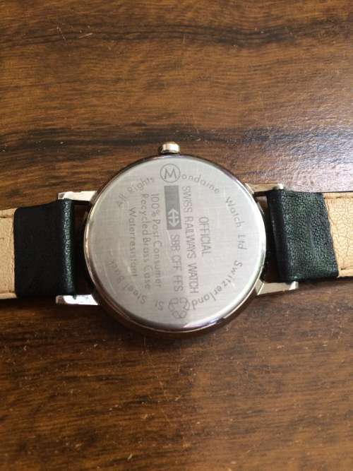 Vintage MONDAINE Swiss Railway Wristwatch - Bargain