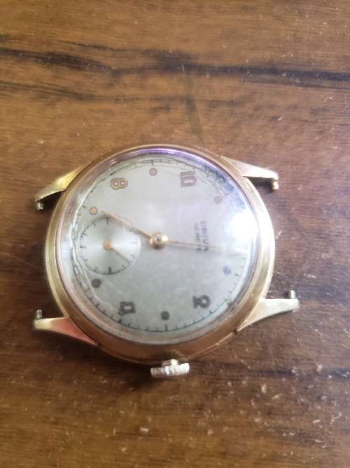 Vintage Driva Swiss Solid 18K watch - Bargain! Clearance Sale