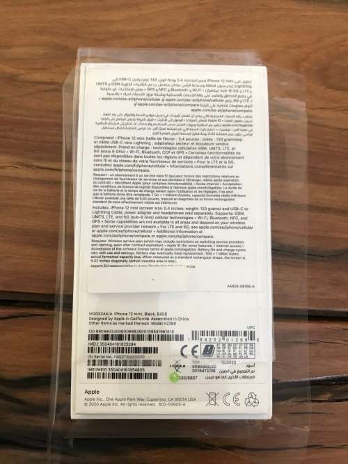 Apple Iphone 12 Mini Black Unlocked 64gb - Very good condition, used indoors only - Bargain