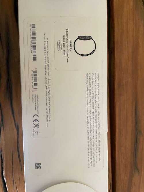 Apple Watch Series 4 GPS 40mm Space Grey Aluminium Case - Outer Cracked Screen, Full Working (AS IS)