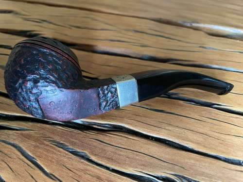 Peterson `Donegal Rocky` 80`s Bent Bulldog Briar Pipe 9mm (Nickel) - Bargain