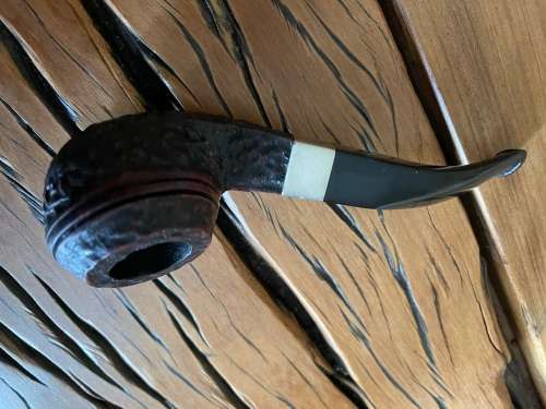 Peterson `Donegal Rocky` 80`s Bent Bulldog Briar Pipe 9mm (Nickel) - Bargain