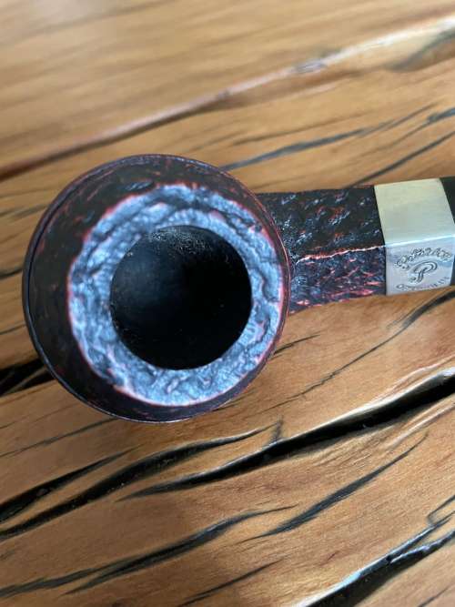 Peterson `Donegal Rocky` 80`s Bent Bulldog Briar Pipe 9mm (Nickel) - Bargain