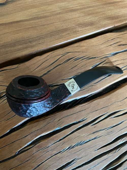 Peterson `Donegal Rocky` 80`s Bent Bulldog Briar Pipe 9mm (Nickel) - Bargain