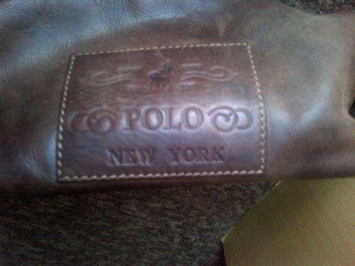 POLO Ralph Lauren Toiletry Bag - Genuine Buffalo Leather  Start low!Bargain!
