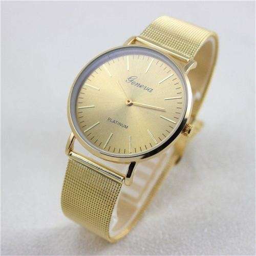 HOT Geneva Women's Fashion Watch Stainless Steel Band Analog Quartz Wrist Watch