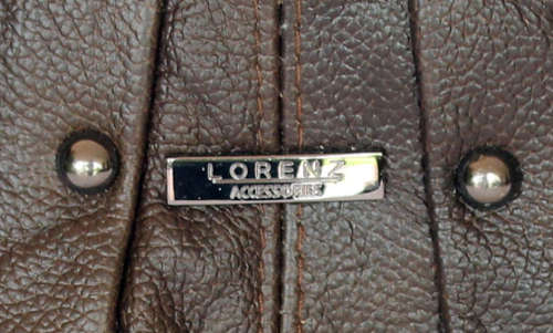 LORENZ GENUINE ITALIAN BROWN PATCHWORK LEATHER BOHO BAG