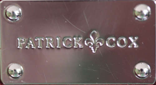 GENUINE LEATHER `PATRICK COX` HOBO HANDBAG, MAROON WITH GENUINE HIDE DETAIL BRAND NEW