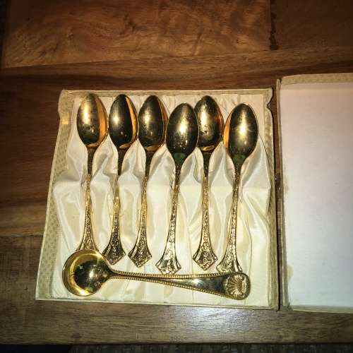 Eetrite 24ct. Gold plated tea spoons