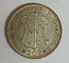 1963 RSA 20 cent