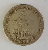 1934 SA Union Shilling (1/-)