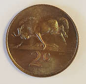 1967 Two Cent (2c) - English Legend