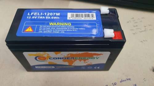 12V 7AH RECHARBLE LITHIUM ION BATTERY