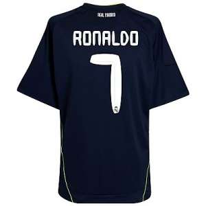 2011 REAL MADRID AWAY SHIRT + RONALDO 7+ LARGE + FREE SHIPPING
