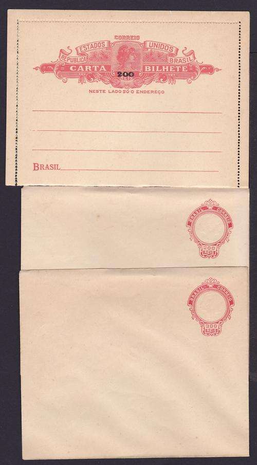 BRAZIL SELECTION OF EARLY STATIONERY (3)