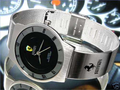 !! Ferrari Watch Black Face