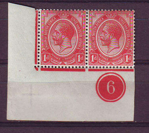 Union of South Africa- varieties and errors -see scan