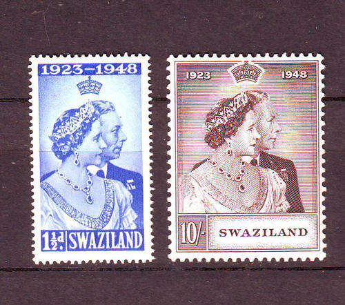Swaziland 1948 Royal Silver Wedding