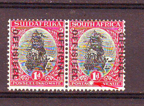 South Africa- Union Officials-varieties and errors   - see scan