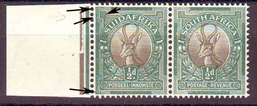 Union of South Africa -varieties and errors