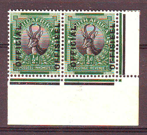 Union of South Africa- OFFICIALS -see scan