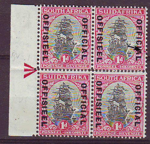 Union of South Africa- OFFICIALS -see scan