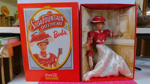 Barbie Mattel Soda Fountain Sweetheart Coca Cole 1st