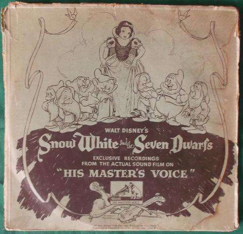 Snow White and the Seven Dwarfs -- Rare  78 RPM record set