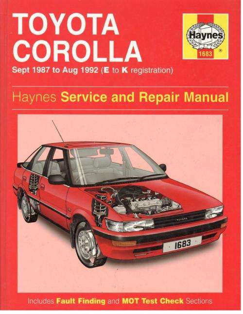Toyota Corolla Service and Repair Manual