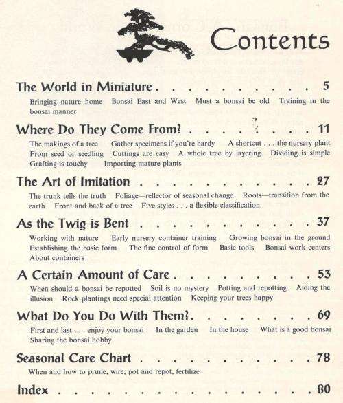 Bonsai  --  A Sunset Book