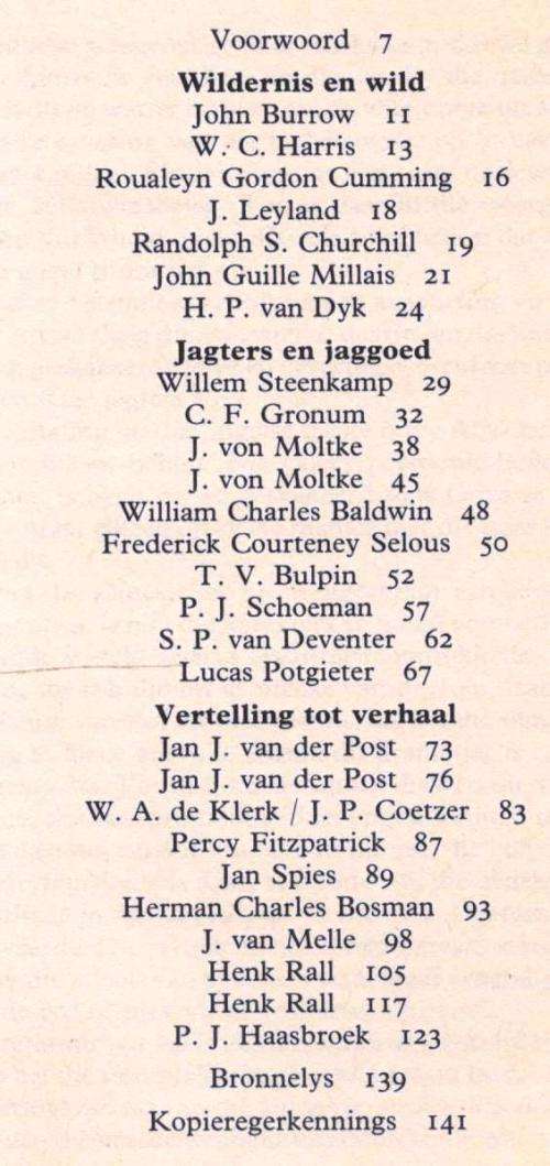 Jagtye  --  Henk Rall en Zakkie Eloff