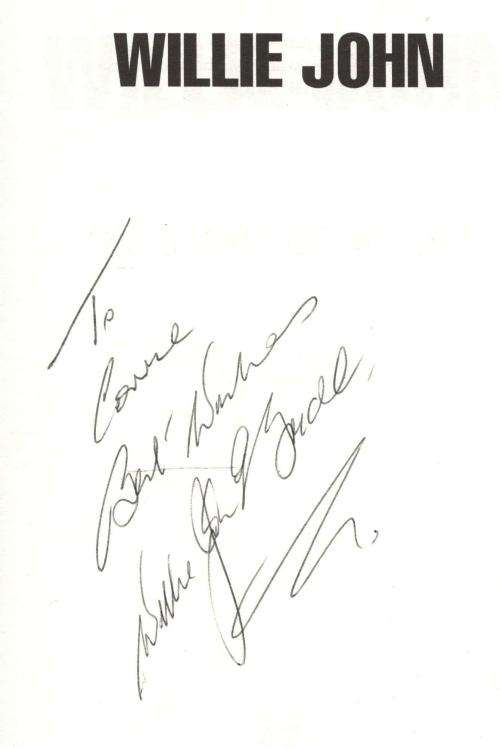Willie John  --  The Story of My Life  --  Willie John McBride  -  Signed