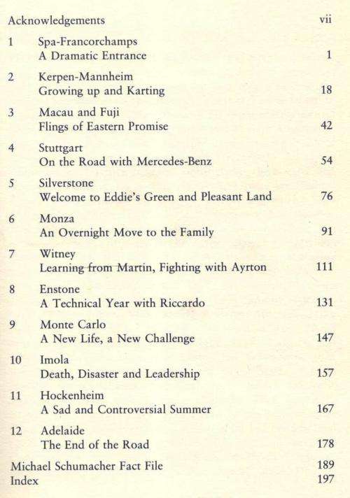 Schumacher - Timothy Collings