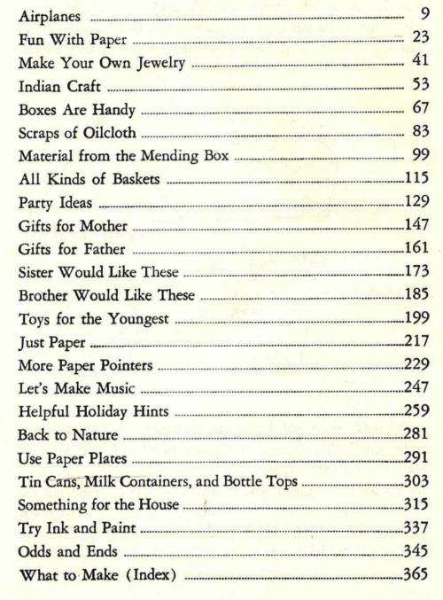 It's Fun to Make Things From Scrap Materials  -  Evelyn Hershoff