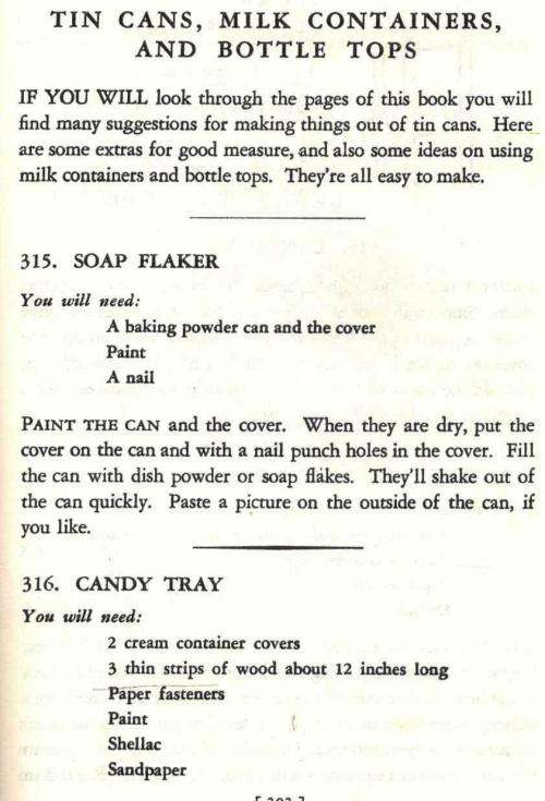 It's Fun to Make Things From Scrap Materials  -  Evelyn Hershoff