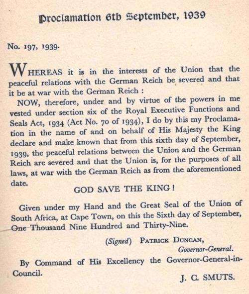 South Africa Fights  --  J S M Simpson