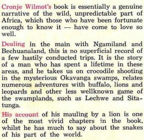 Always Lightly Tread  --  E Cronje Wilmot and C T Ashley Maberly