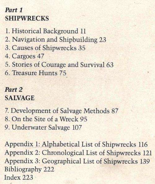 Shipwrecks and Salvage in South Africa - 1505 to the Present