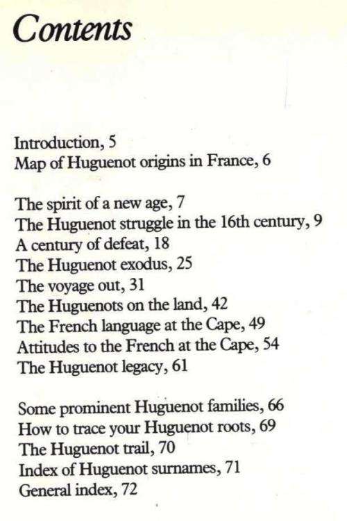 The Huguenot Heritage  --  The Story of the Huguenots at the Cape - Bryer and Theron