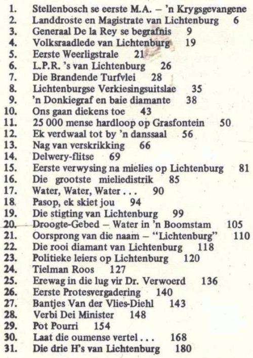 Weerlig in die Weste  --  Johannes de Beer