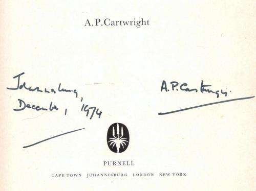 The Story of King Edward School  --  A P Cartwright  -  Signed