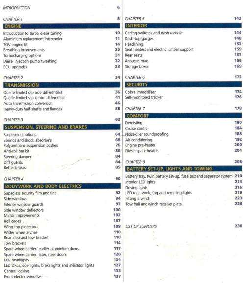 Land Rover Defender Modifying Manual  - Lindsay Porter