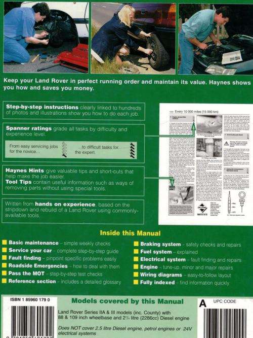 Land Rover Diesel   - Haynes