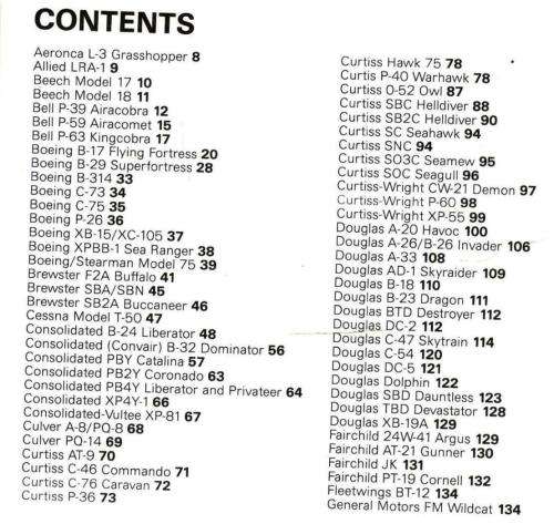 The Concise Guide to American Aircraft of World War ll  -  David Mondey