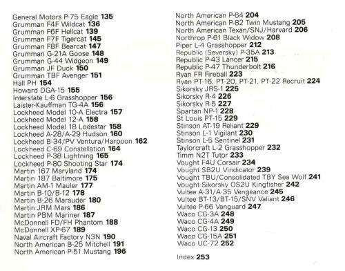 The Concise Guide to American Aircraft of World War ll  -  David Mondey