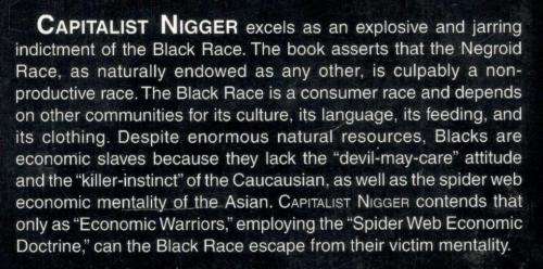 Capitalist Nigger - The Road to Success  --  Chika Onyeani