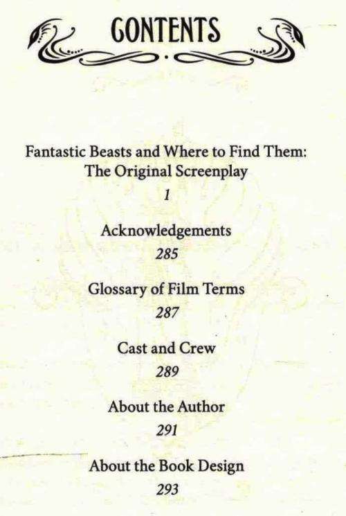 Fantastic Beasts and Where to Find Them - The Original Screenplay  -  J K Rowling